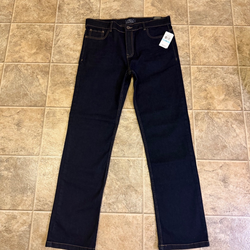 Lucky Brand Kids Classic Straight Jeans Richmond Dark Wash Indigo Size 20